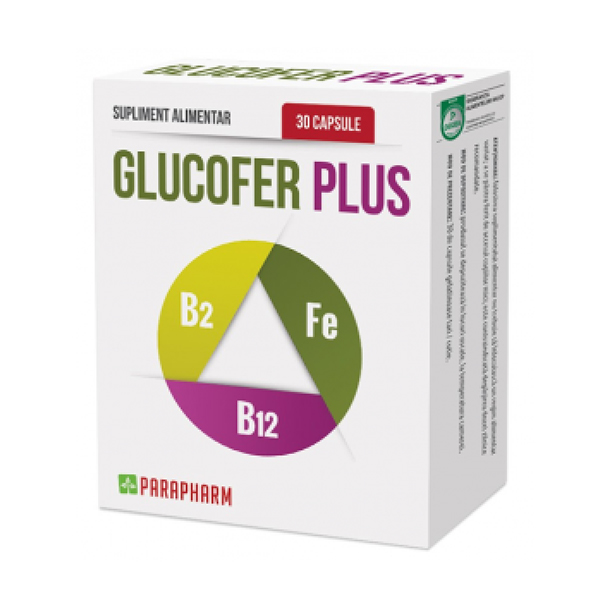 Glucofer plus Parapharm – 30 capsule